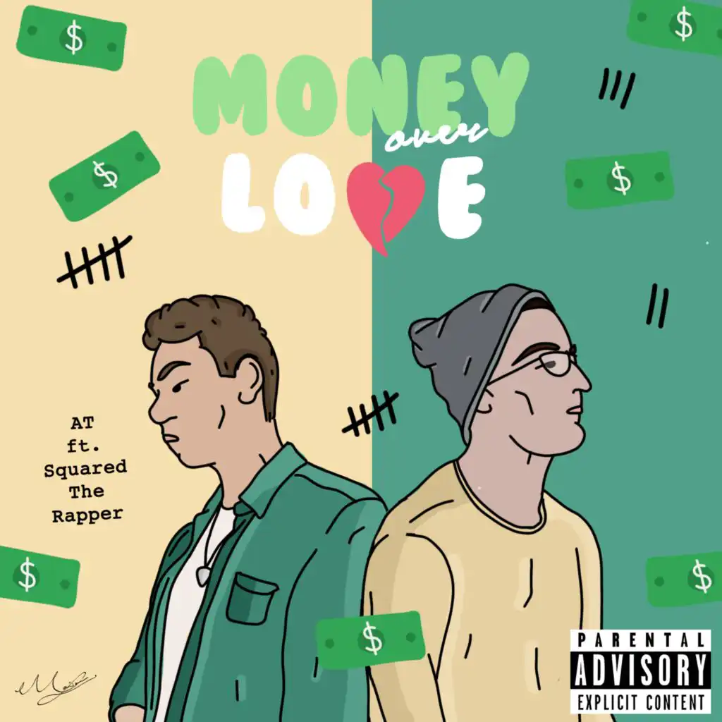 Money Over Love (feat. Squared The Rapper)