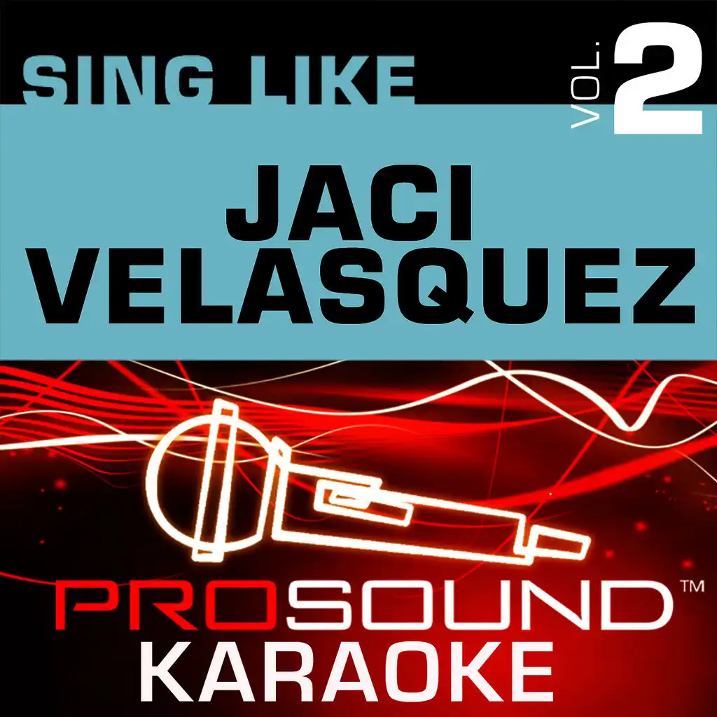 On My Knees (Karaoke with Background Vocals) [In the Style of Jaci Velasquez]