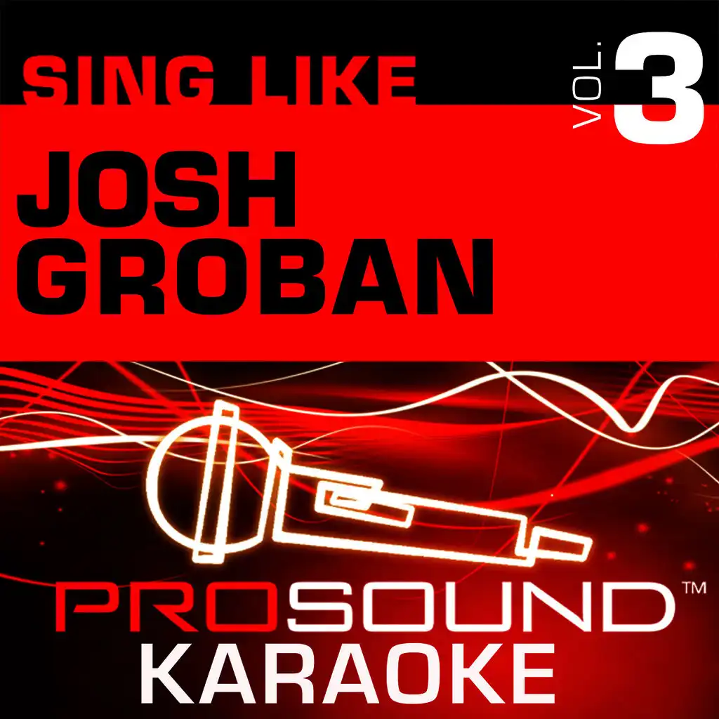 Alejate (Karaoke Lead Vocal Demo) [In the Style of Josh Groban]