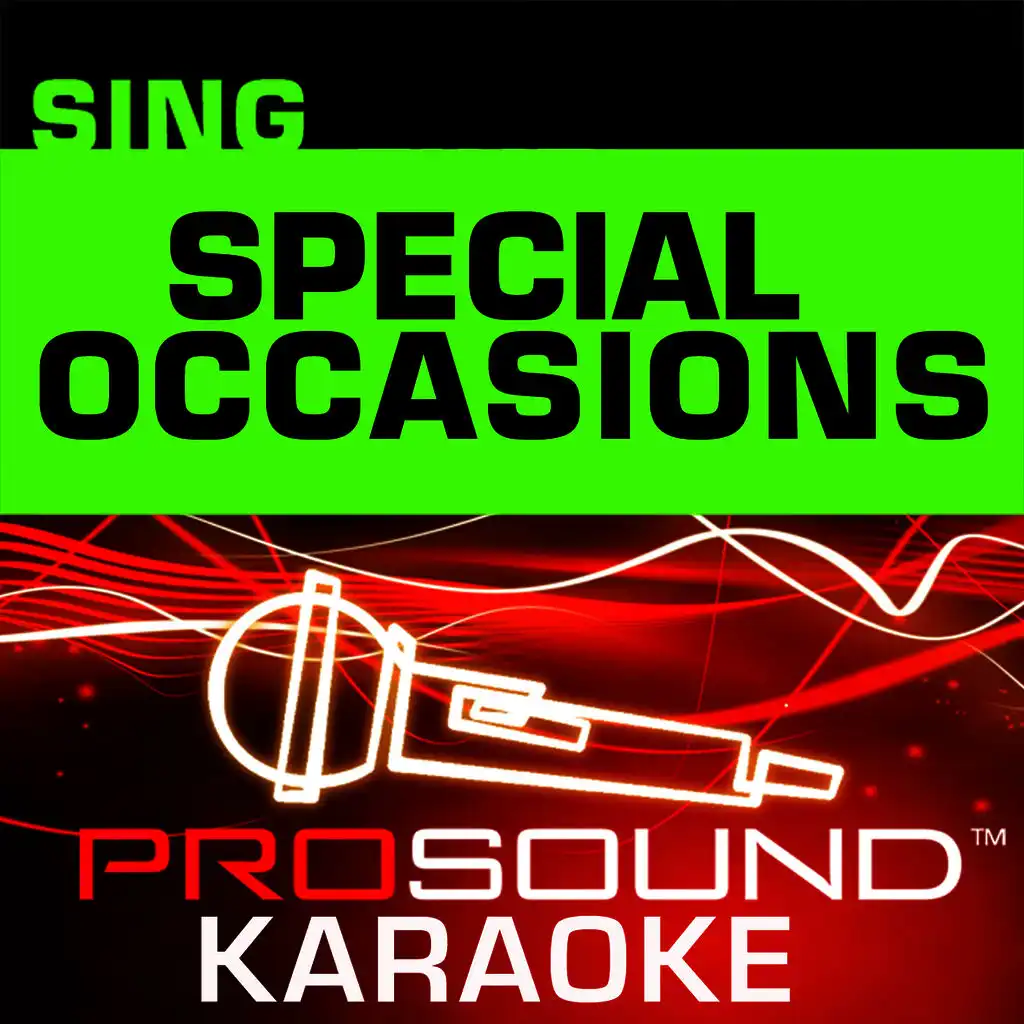 Sing Special Occasions (Karaoke Performance Tracks)