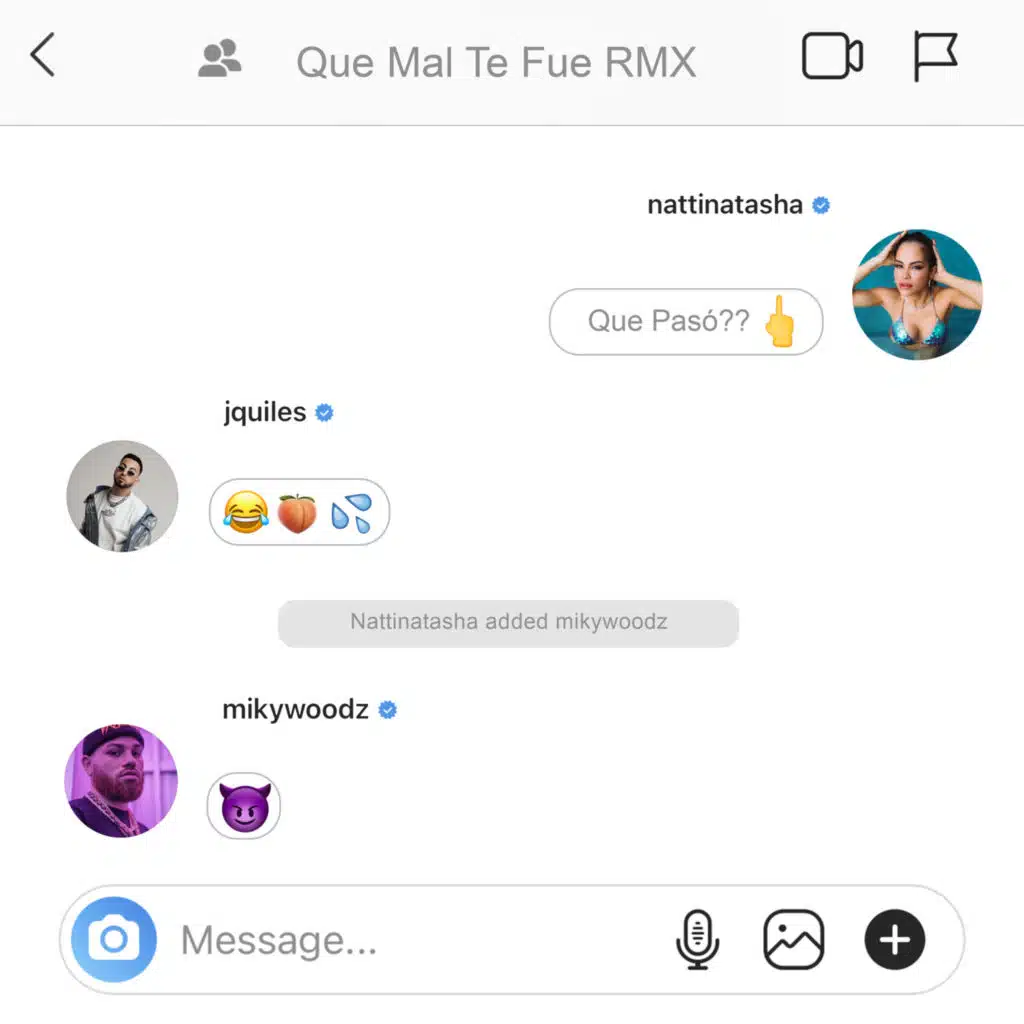 Natti Natasha, Justin Quiles & Miky Woodz