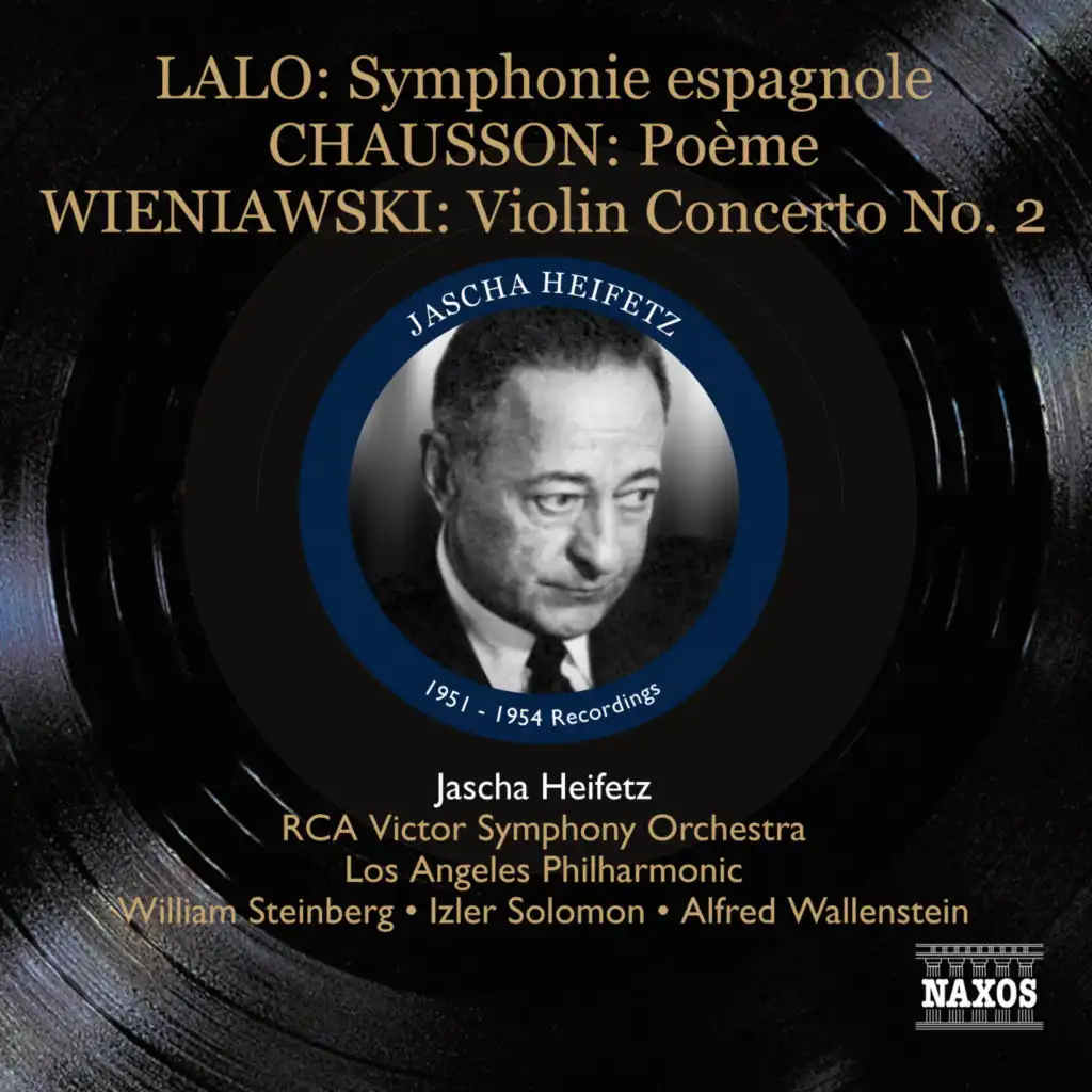 Lalo: Symphonie espagnole - Chausson: Poeme (1951-1954)