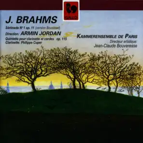 Brahms: Sérénade – Quintette pour clarinette et cordes