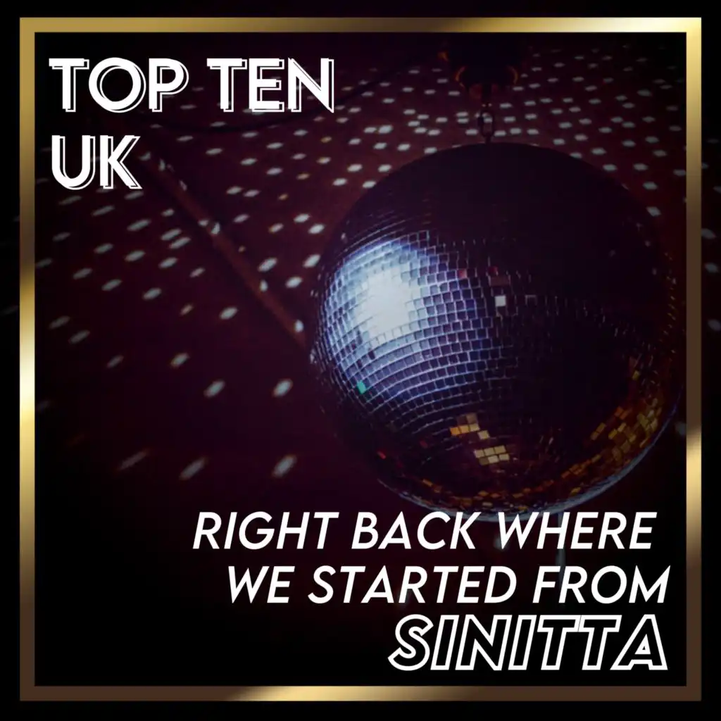 Right Back Where We Started From (UK Chart Top 40 - No. 4)