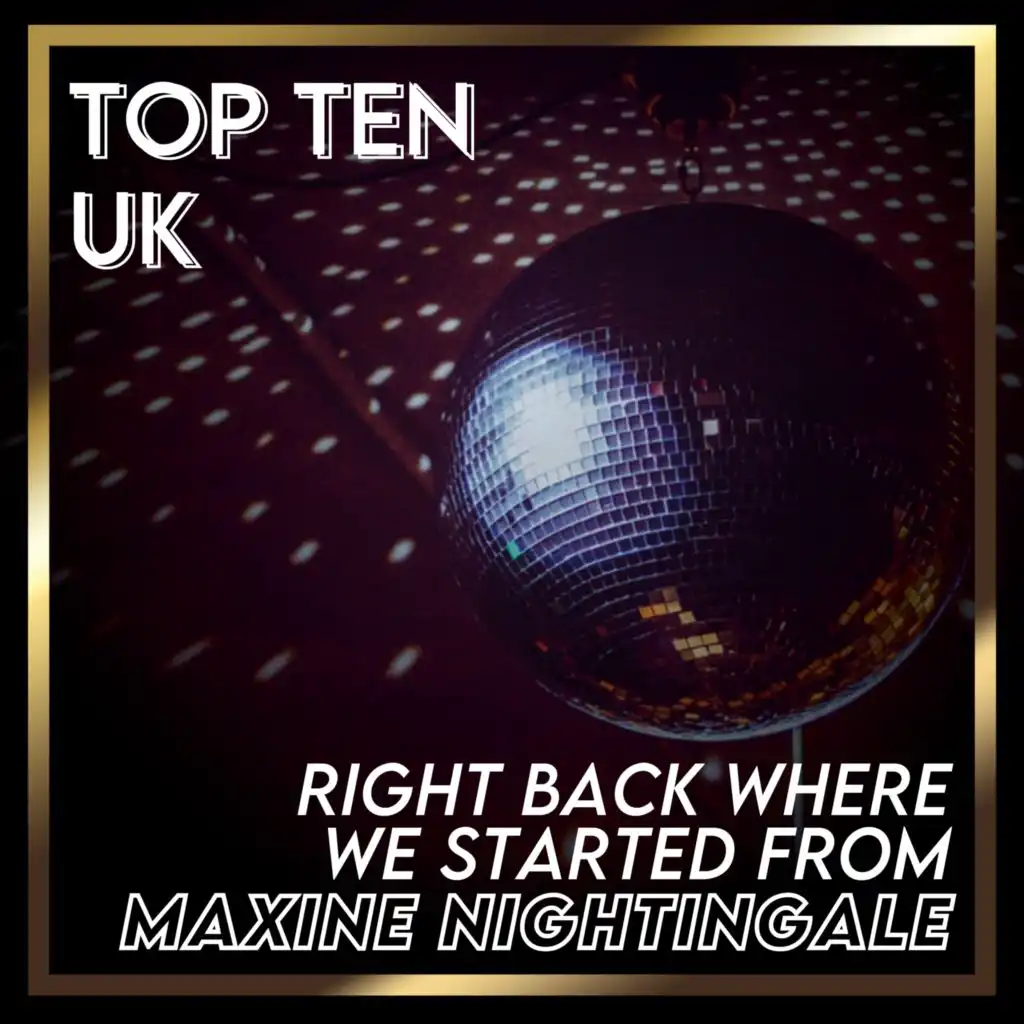 Right Back Where We Started From (UK Chart Top 40 - No. 8)