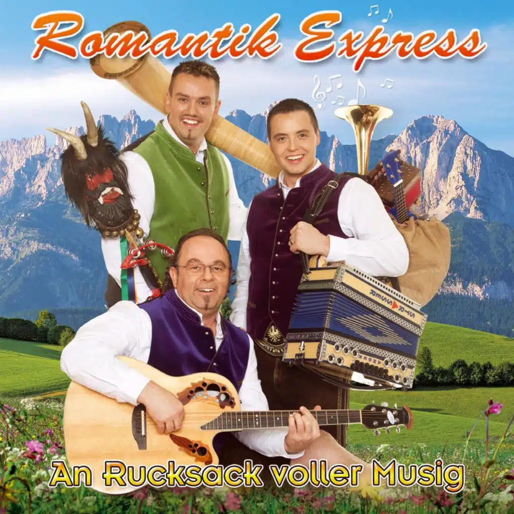 An Rucksack voller Musig