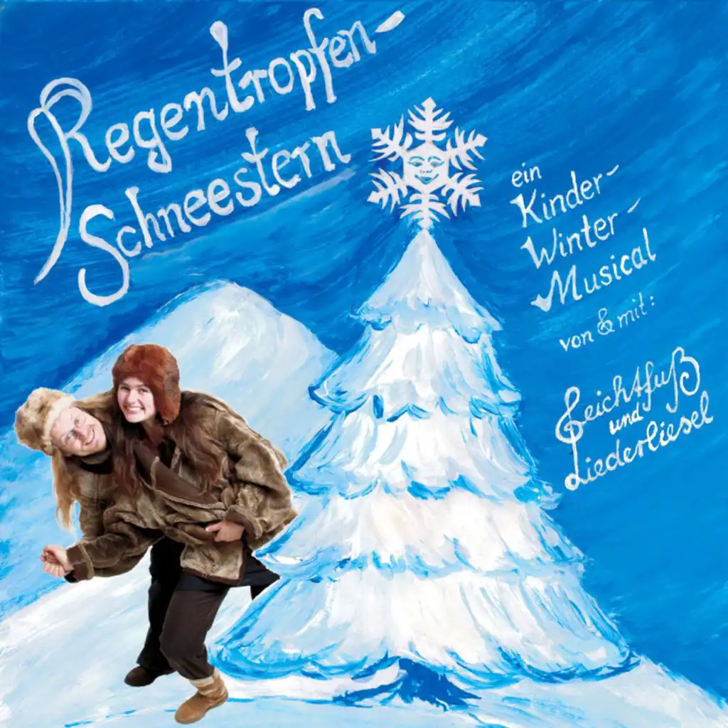 Regentropfen-Schneestern (Die Winterreise des kleinen Regentropfens)