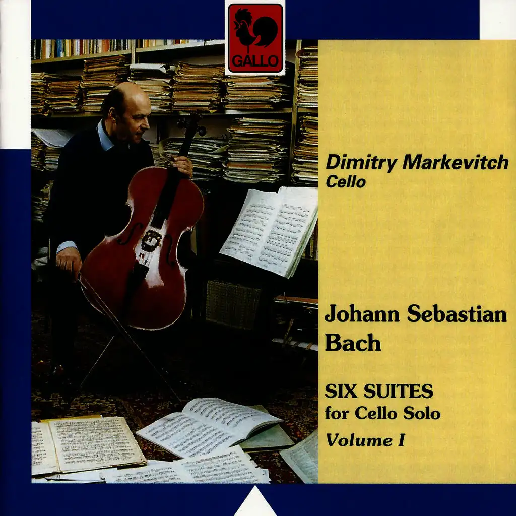 Bach: 6 Suites for Solo Cello, Vol. 1