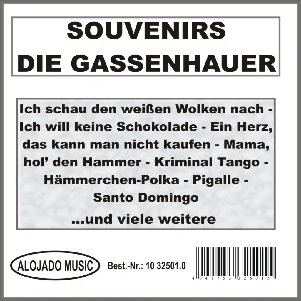 Souvenirs - Die Gassenhauer