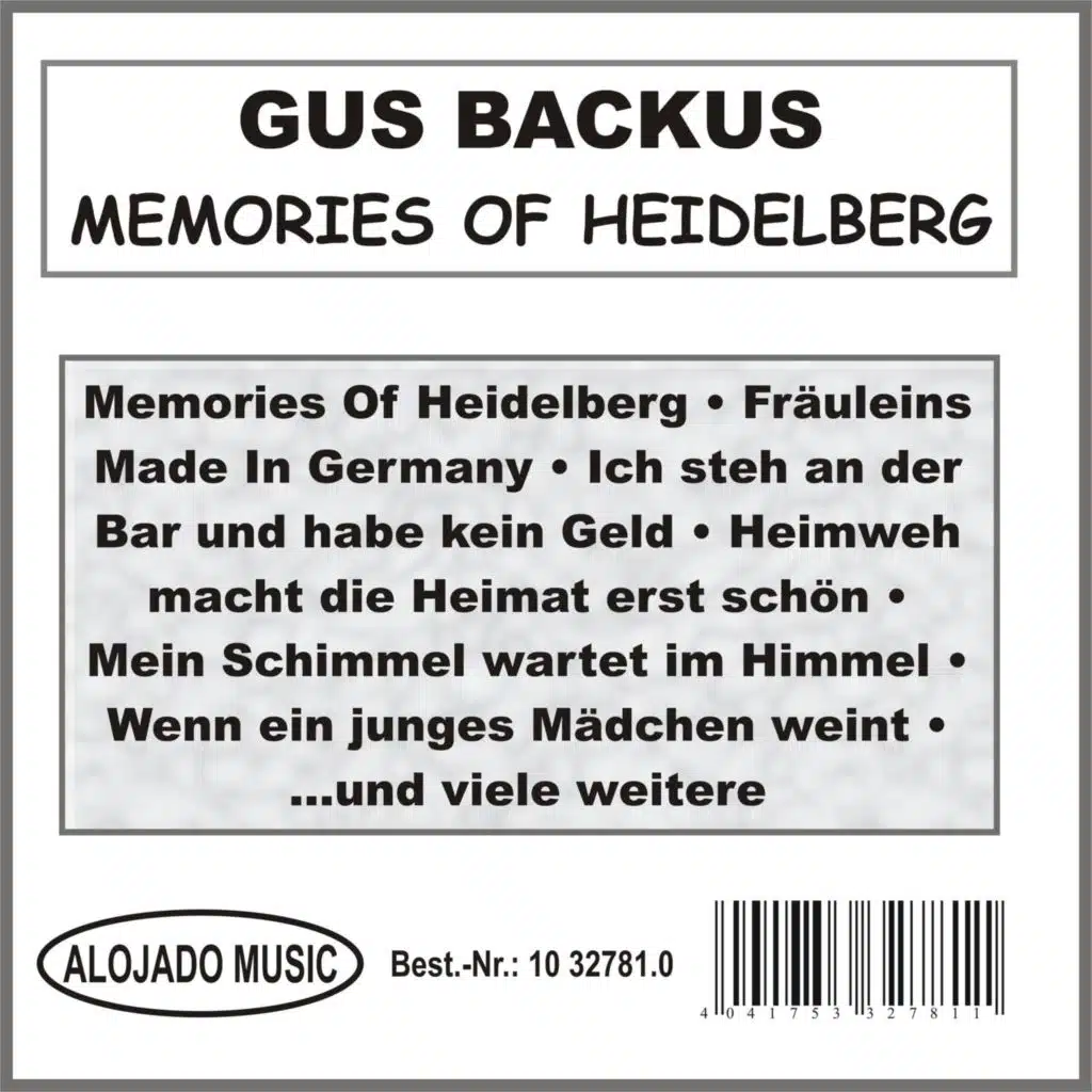 Memories Of Heidelberg