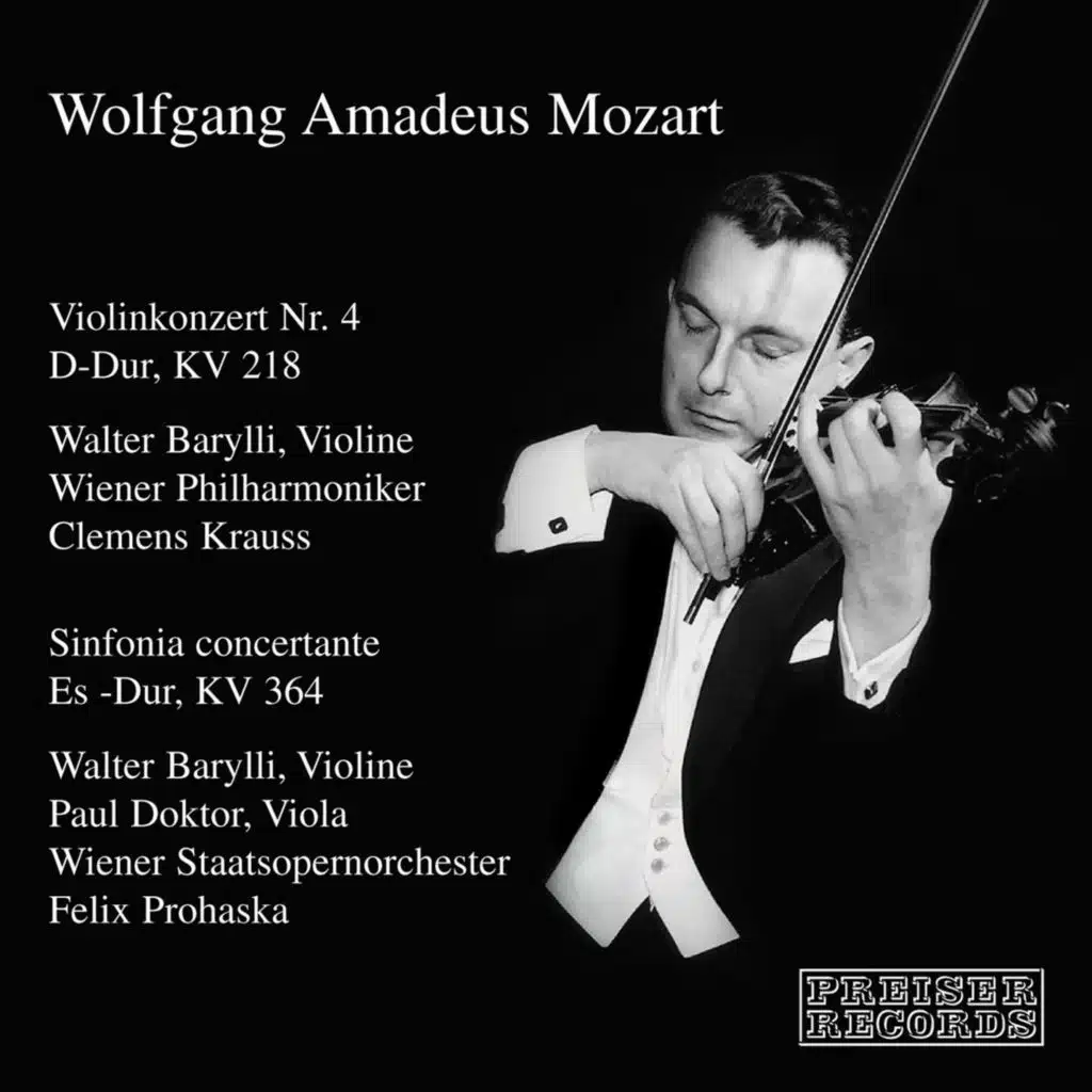 Mozart: Violinkonzert/Sinfonia concertante