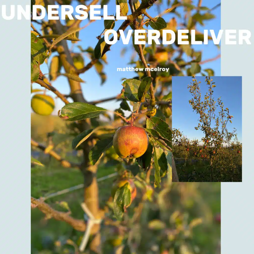 Undersell / Overdeliver