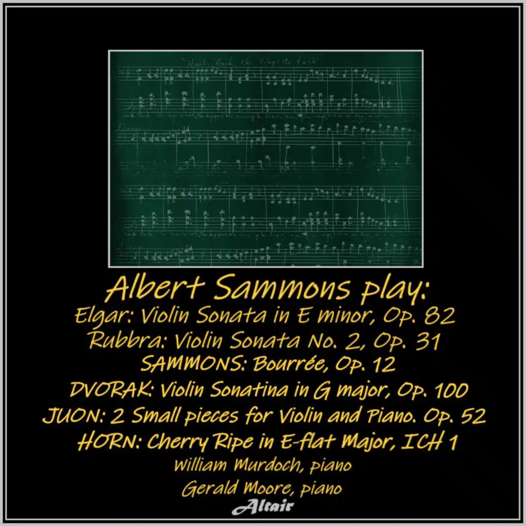 Bourrée, OP. 12 (Live)