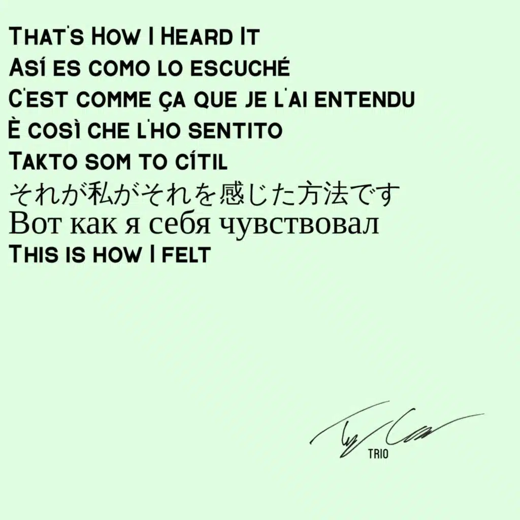 That’s How I Heard It