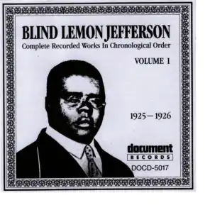 Blind Lemon Jefferson Vol. 1 (1925 - 1926)
