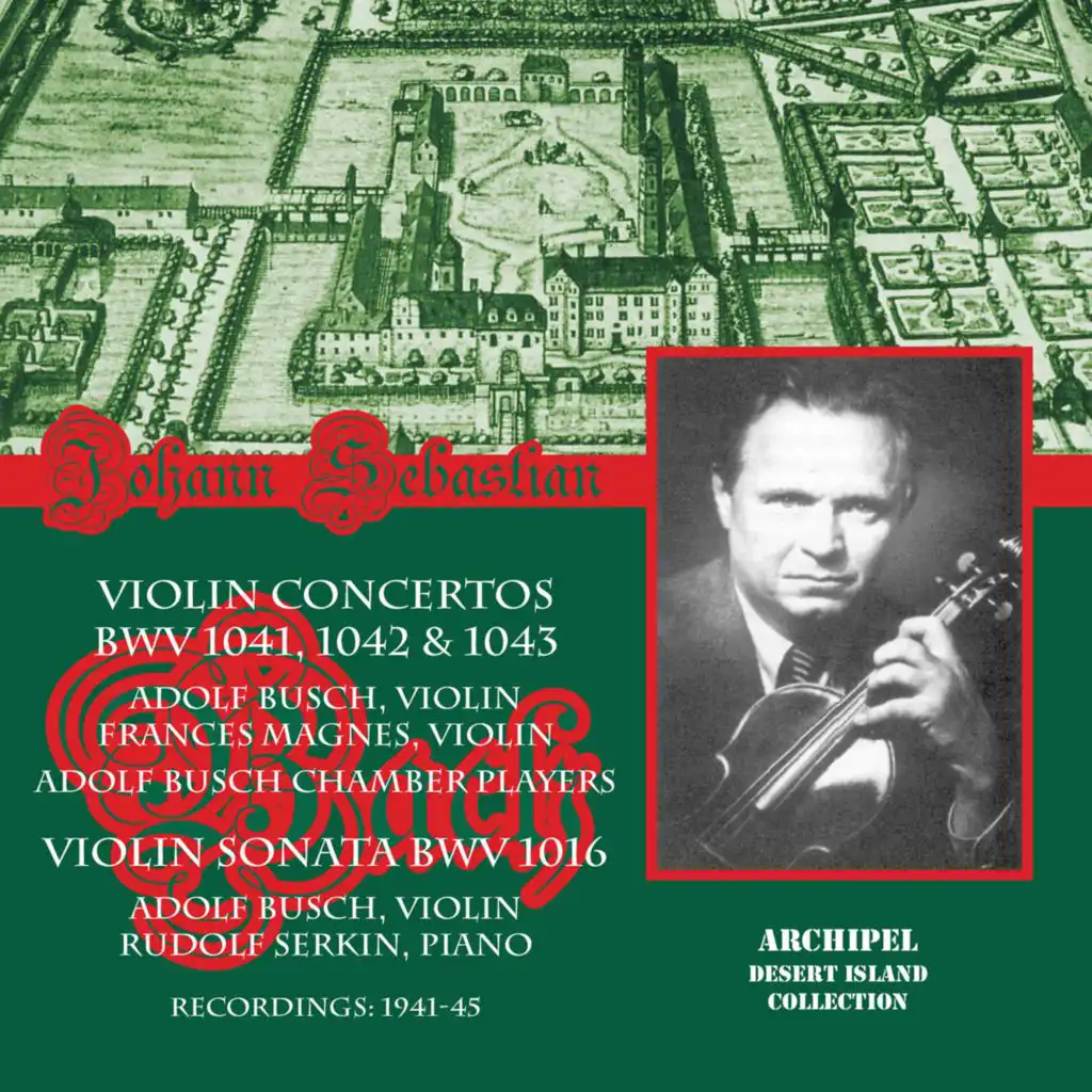 Violin Concerto No. 1 in A Minor, BWV 1041: III. Allegro