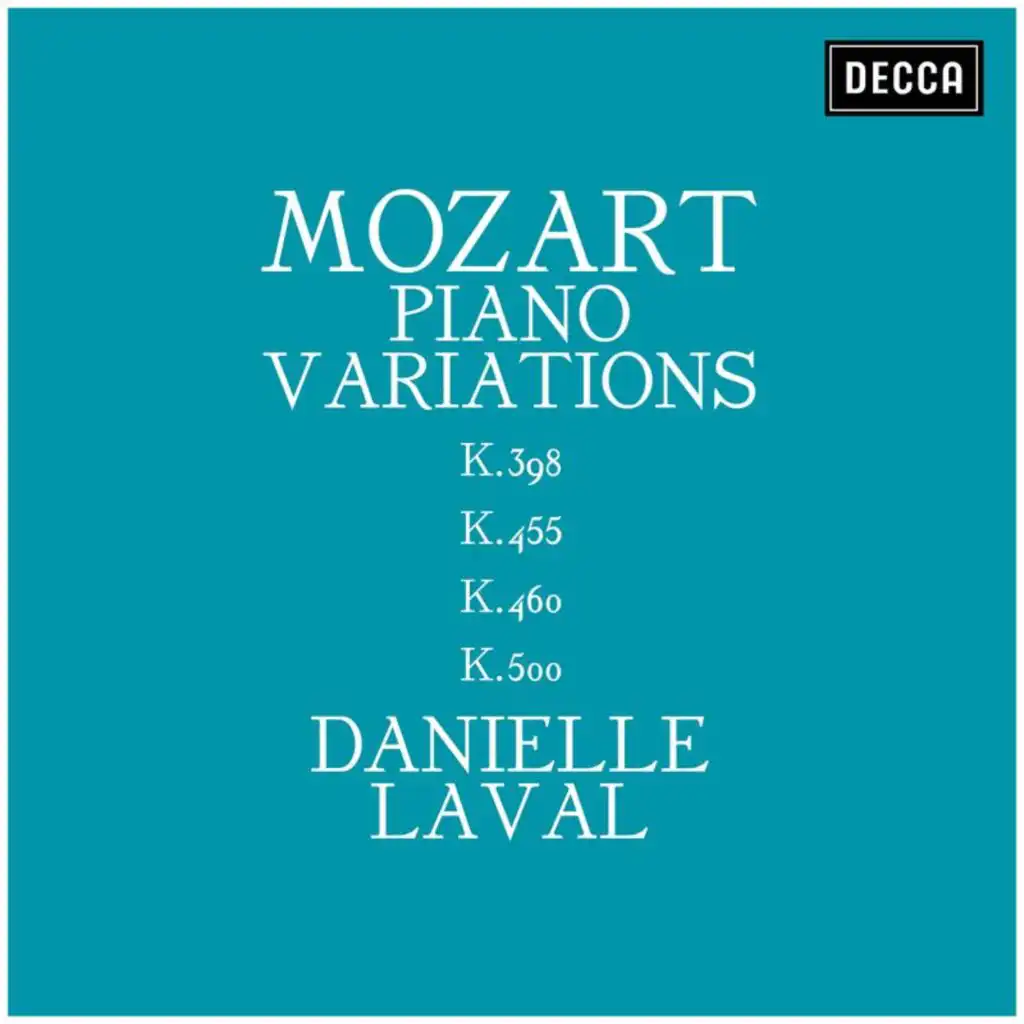 Mozart: 12 Variations on an Allegretto, K. 500 - Var. 4