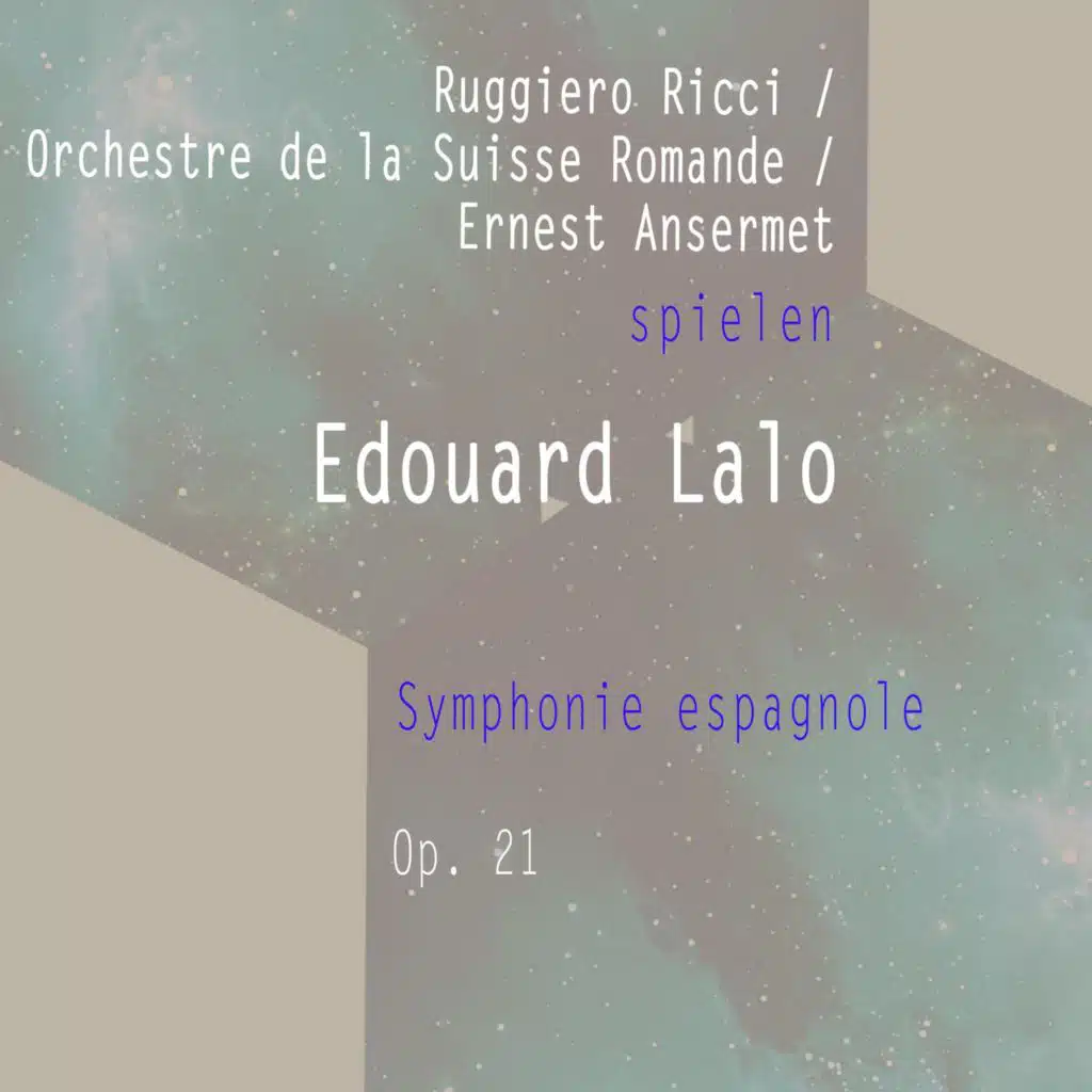 Symphonie Espagnole, OP. 21: Allegro Non Troppo (Live)