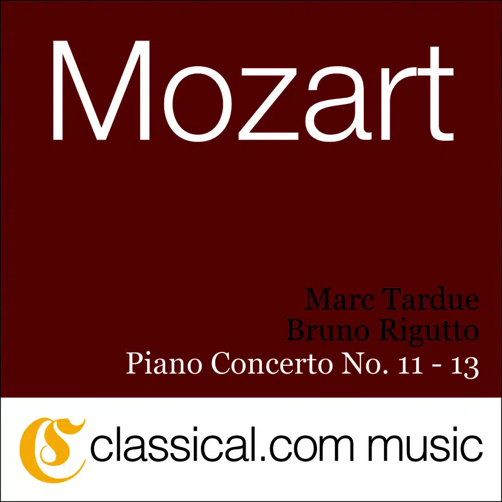 Wolfgang Amadeus Mozart, Piano Concerto No. 11 In F Major, K. 413