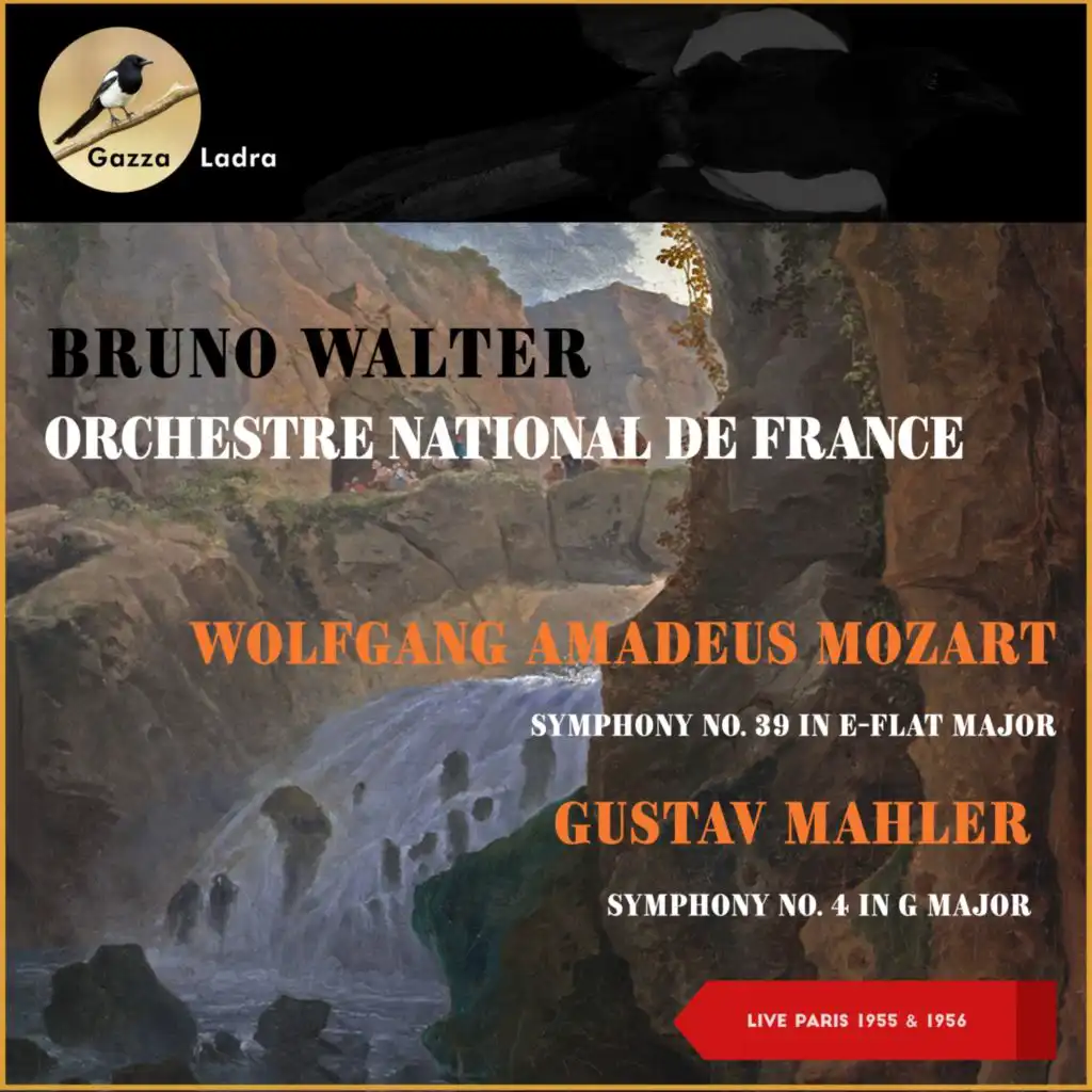 Wolfgang Amadeus Mozart: Symphony No. 39 In E-Flat Major - Gustav Mahler: Symphony No. 4 In G Major (Live Paris 1955 & 1956)