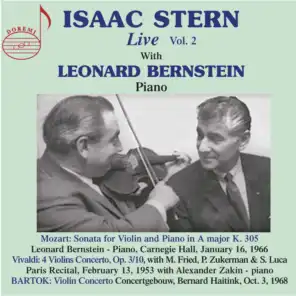 Isaac Stern Live, Vol. 2