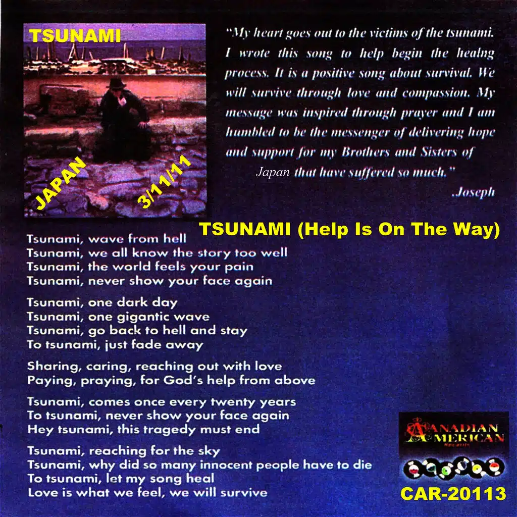 Tsunami (Help Is On The Way)