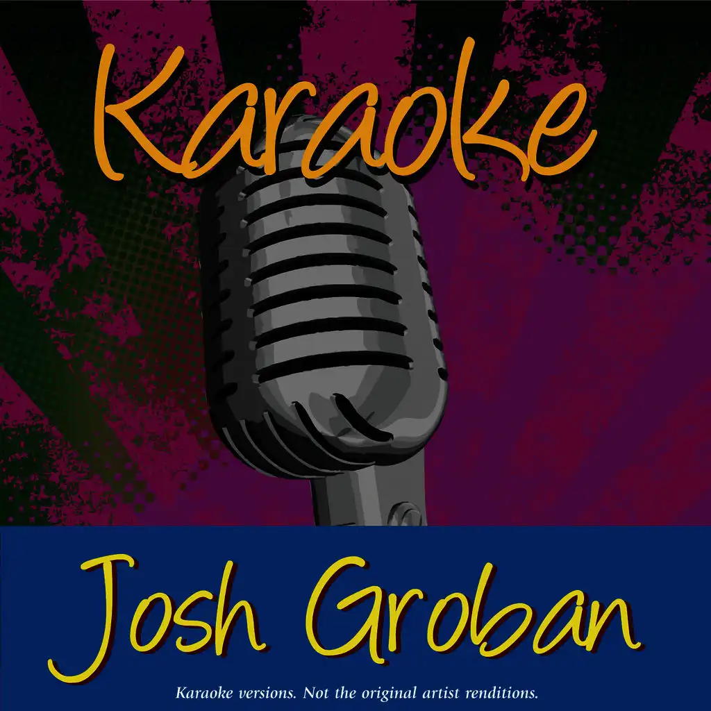 You Raise Me Up (In The Style Of Josh Groban)