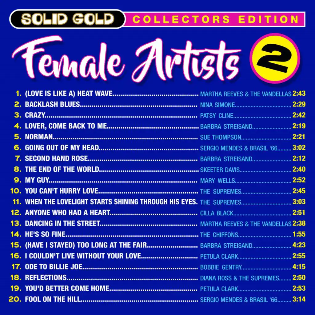 Solid Gold Female Artists, Vol. 2