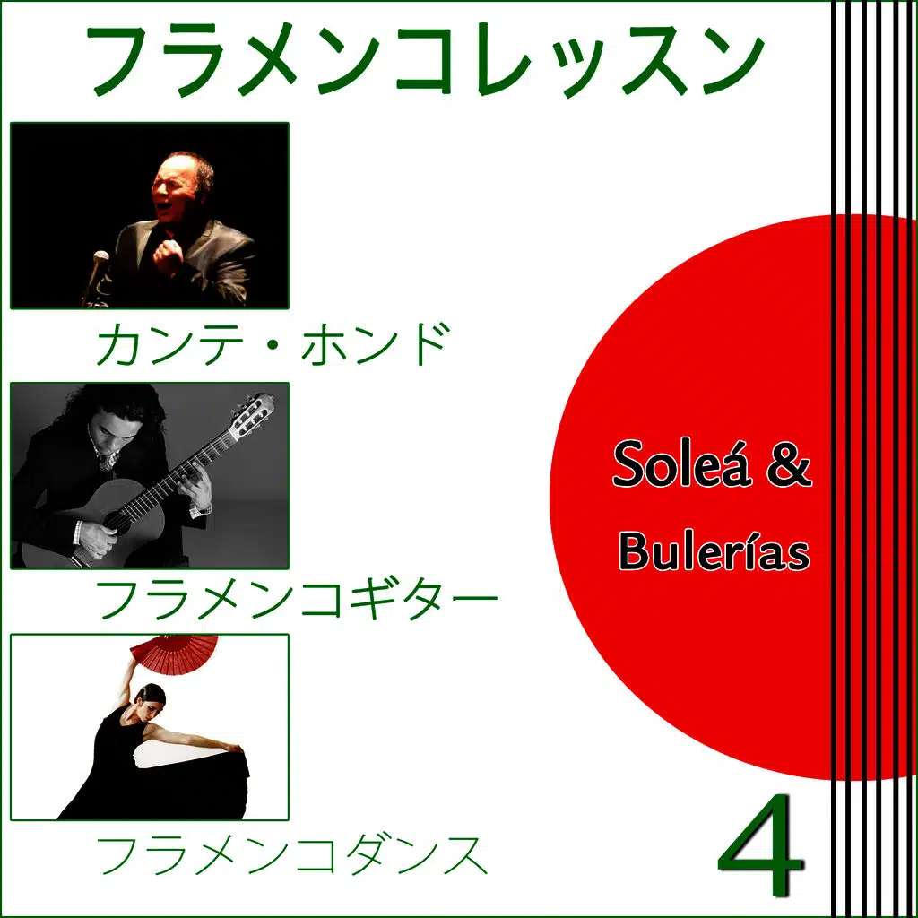 フラメンコレッスン. スペインから   . カンテ・ホンド . フラメンコギター .フラメンコダンス . 4