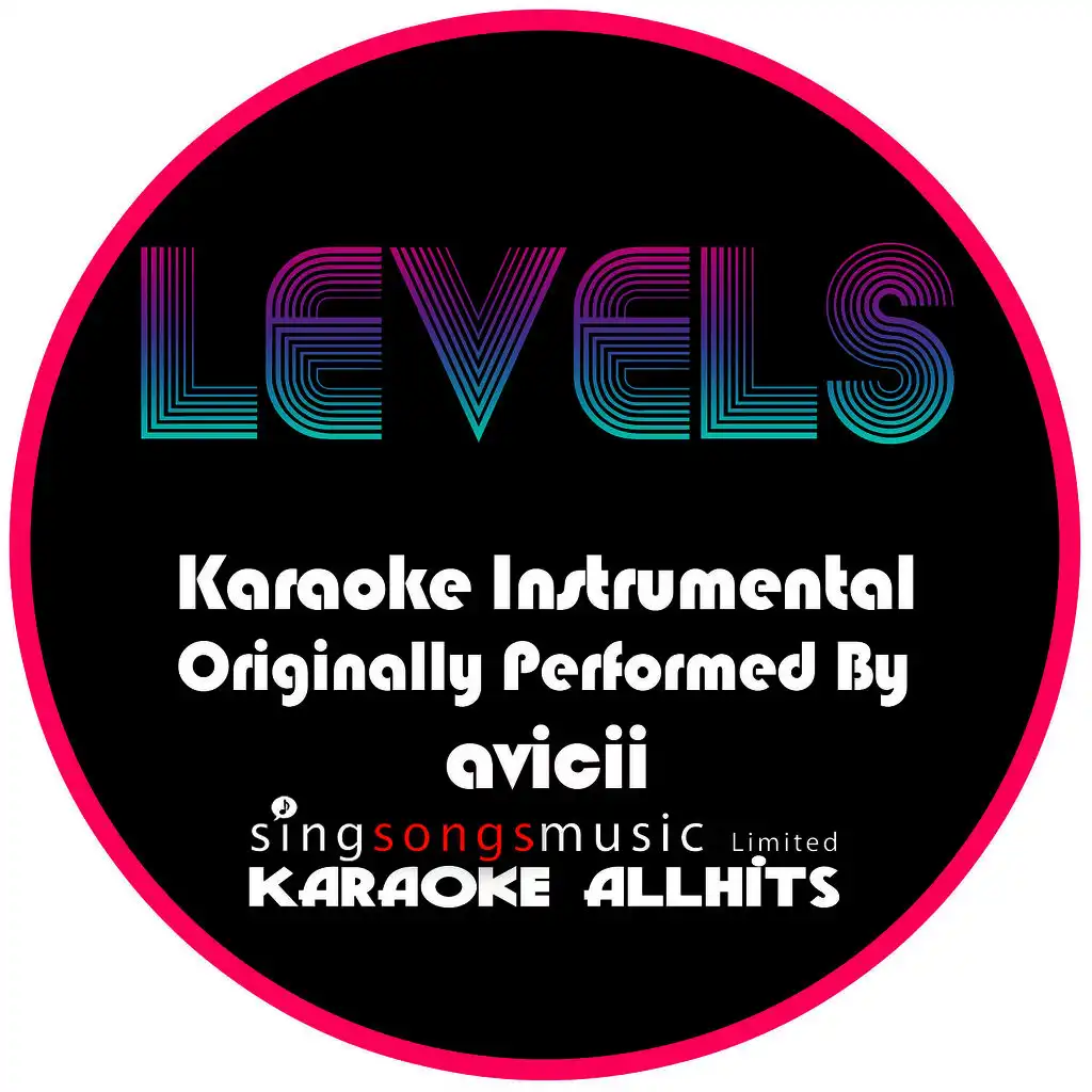 Levels (Originally Performed By Avicii) [Karaoke Audio Instrumental Version]