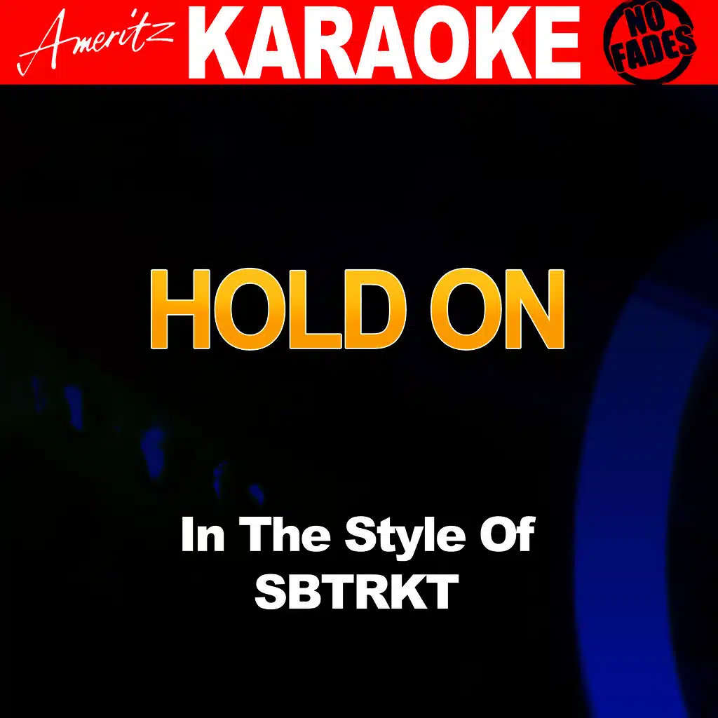 Hold On (In the Style of SBTRKT) [Karaoke Version]