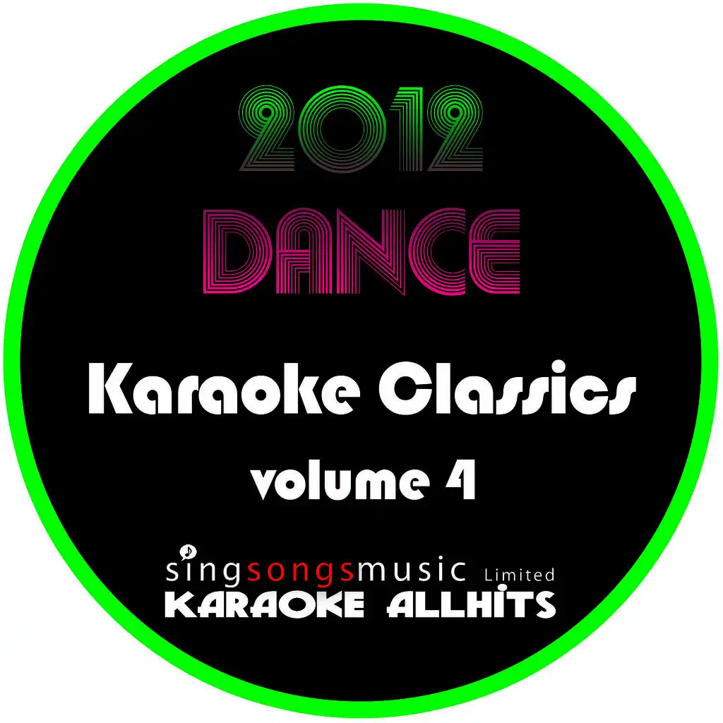 2012 Dance Karaoke Classics Volume 4