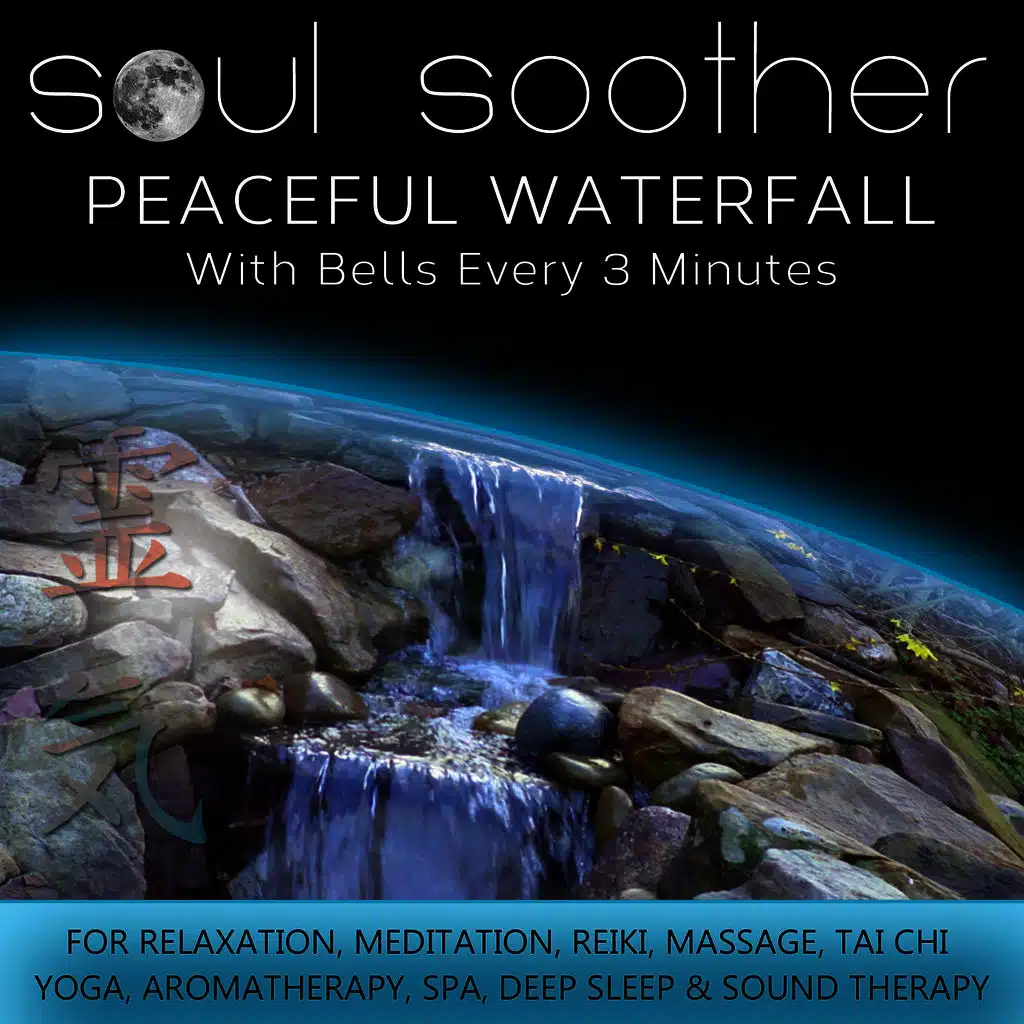 Peaceful Waterfall - With Bells Every 3 Minutes