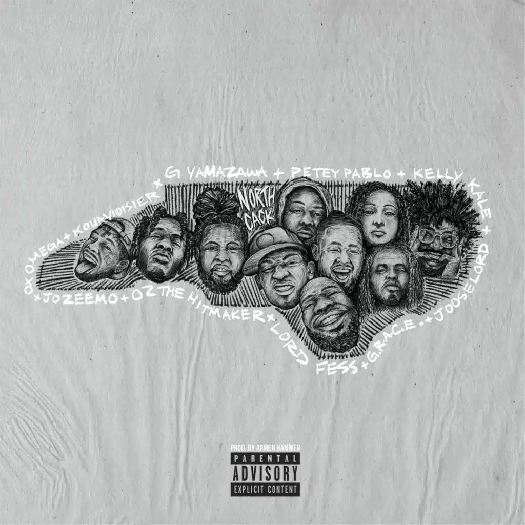 North Cack Remix [Bonus Track] (feat. Petey Pablo, Jozeemo, Kelly Kale, Jooselord, G.R.A.C.E, Ox Omega, Kourvioisier, O.Z the Hitmaker & Lord Fess)