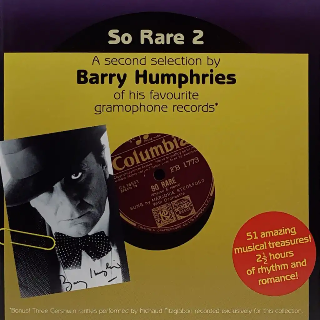 So Rare 2 - A Second Section by Barry Humphries