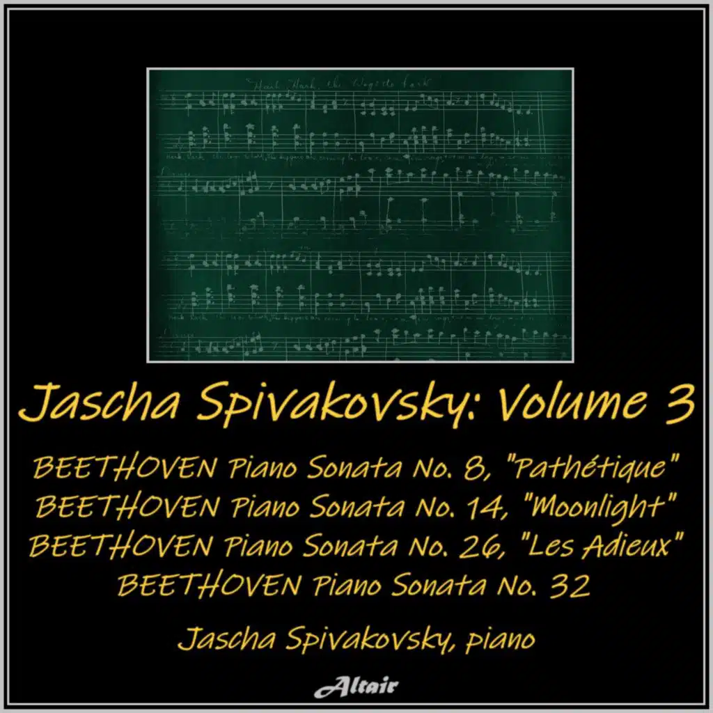 Beethoven: Piano Sonata NO. 8, "Pathétique" - Pianosonata NO. 14, "Moonlight" -Piano Sonata NO. 26, "Les Adieux" - Piano Sonata NO. 32 (Live)