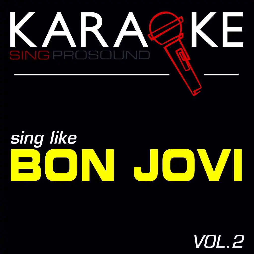 Runaway (In the Style of Bon Jovi) [Karaoke Instrumental Version]