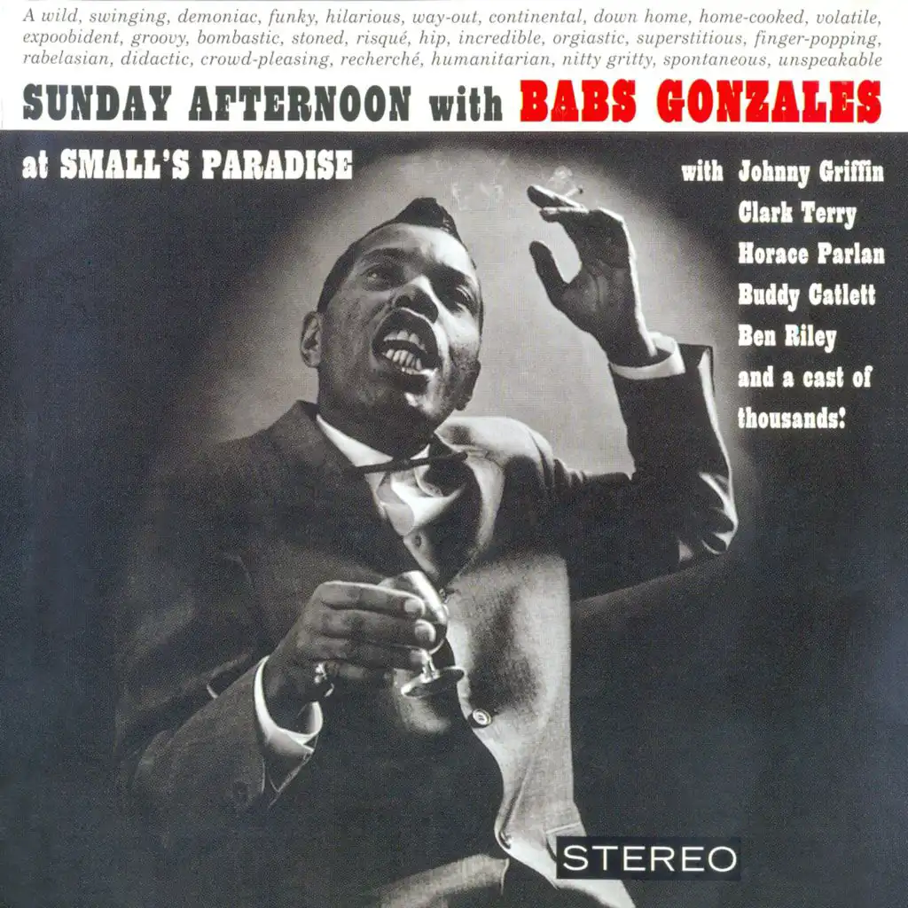 Sunday Afternoon with Babs Gonzales At Small's Paradise