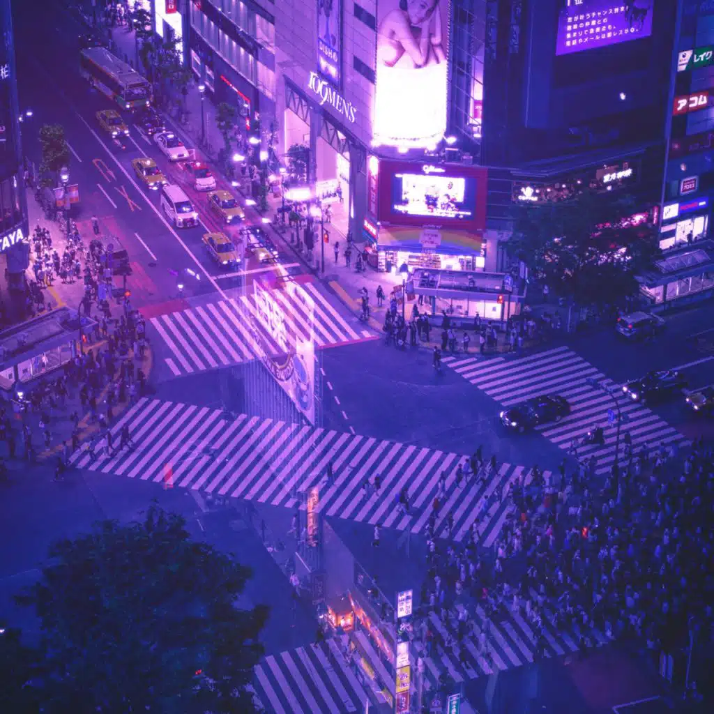 city lights.