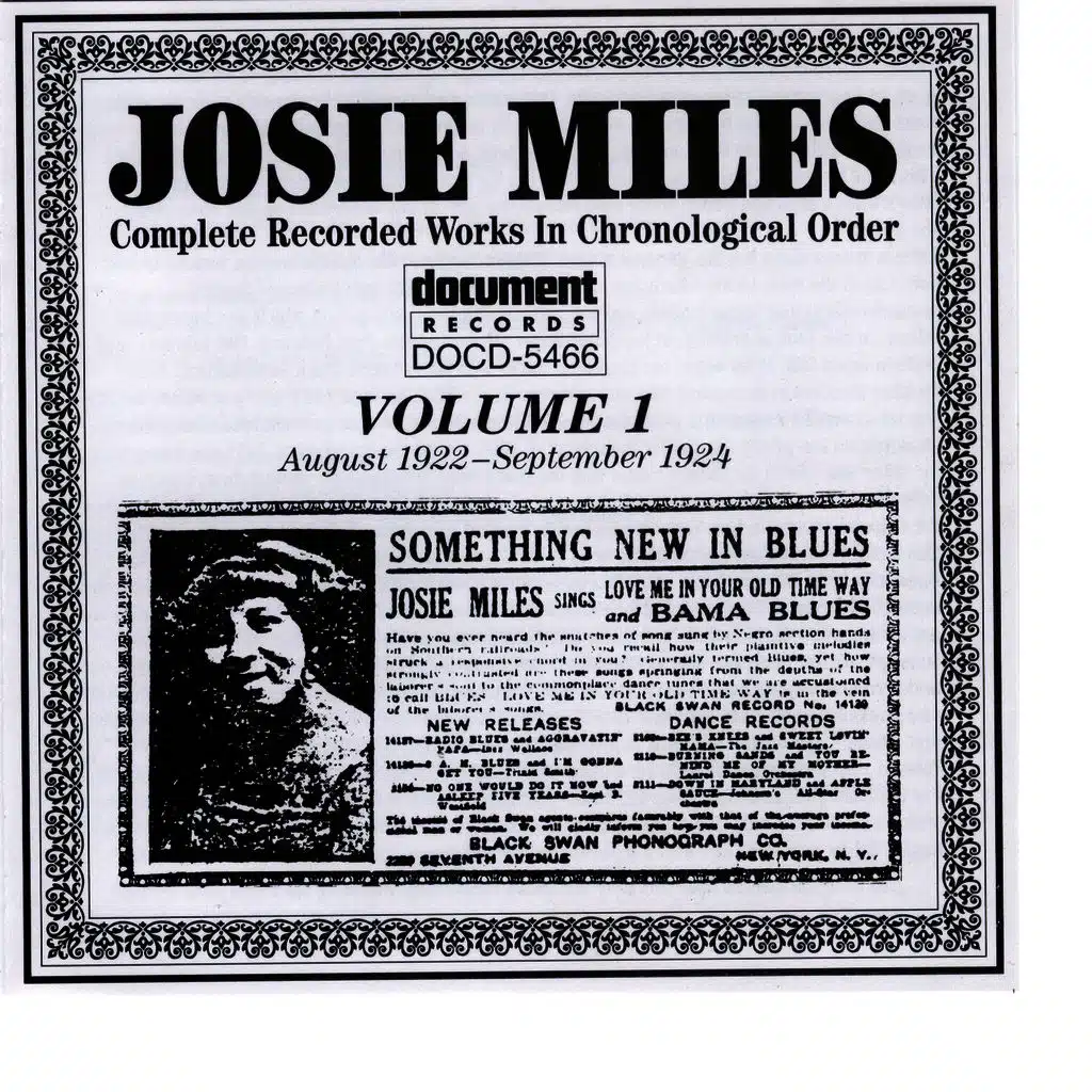 Josie Miles Vol. 1 (1922-1924)