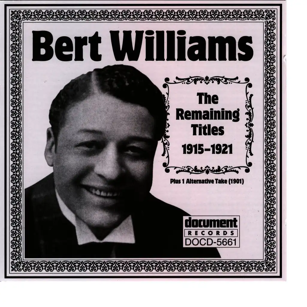 Bert Williams (1915-1921)