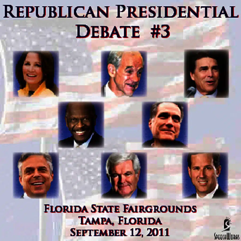 Republican Presidental Debate #3: Florida State Fairgrounds, Tampa, FL - 9/12/2011