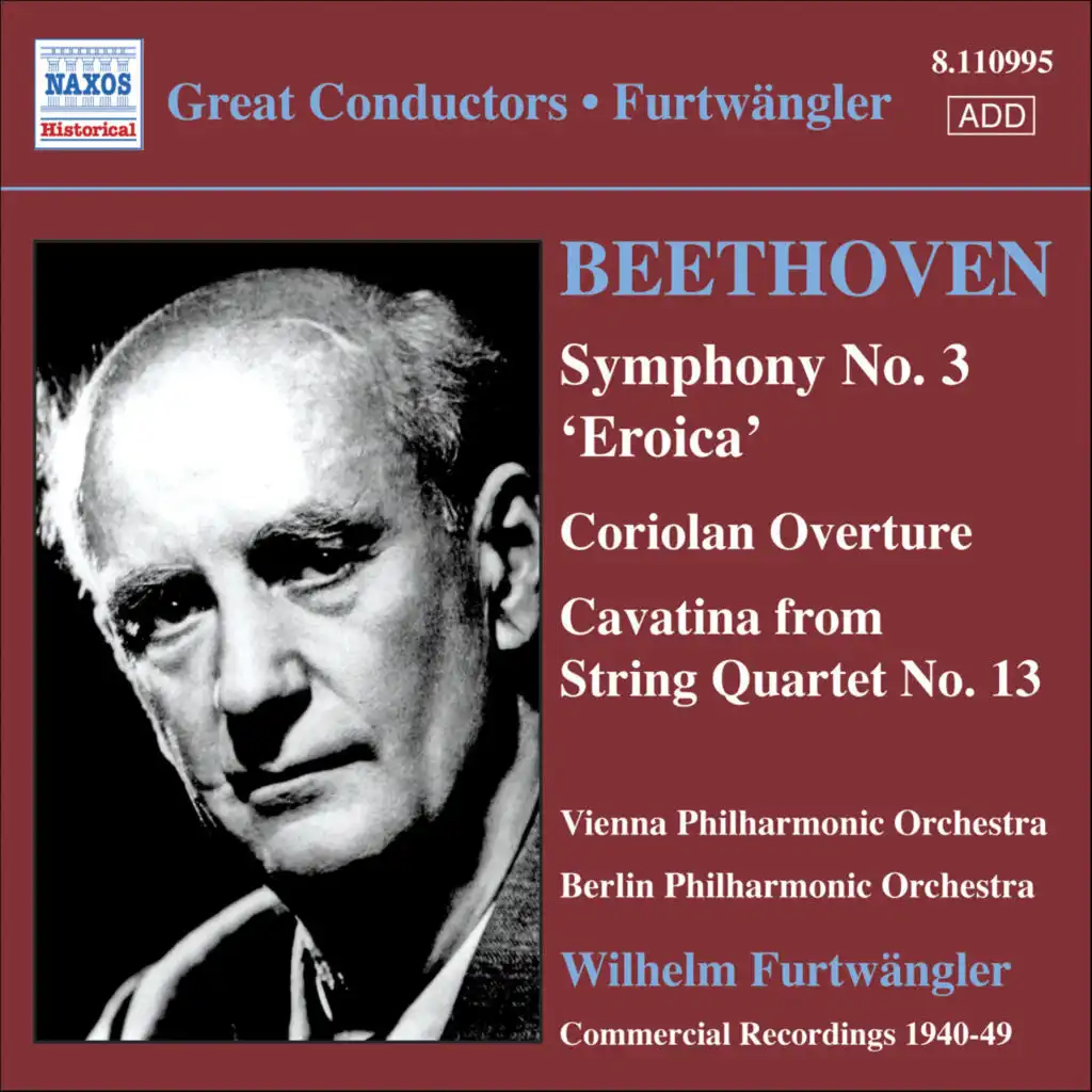 Beethoven: Symphony No. 3 / Coriolan Overture