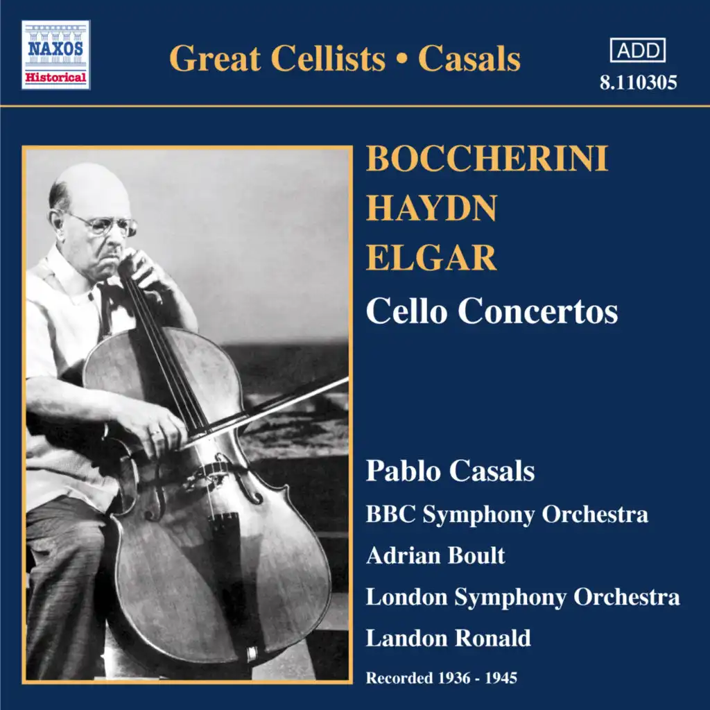 Boccherini, Haydn & Elgar: Cello Concertos