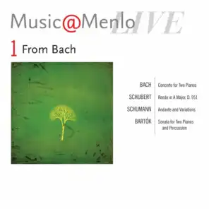 Music@menlo, From Bach, Vol. 1