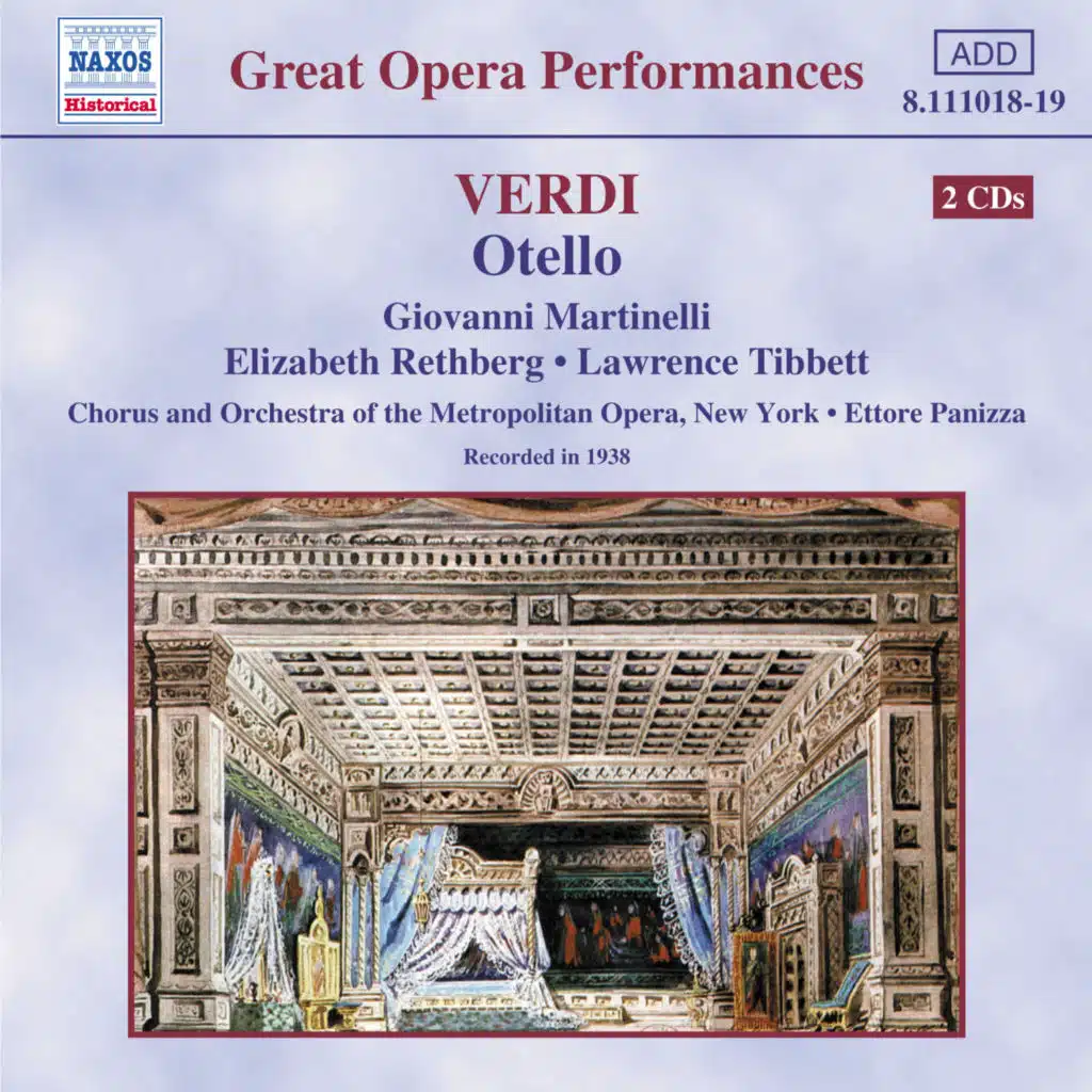 Otello: Opening announcement by Milton Cross