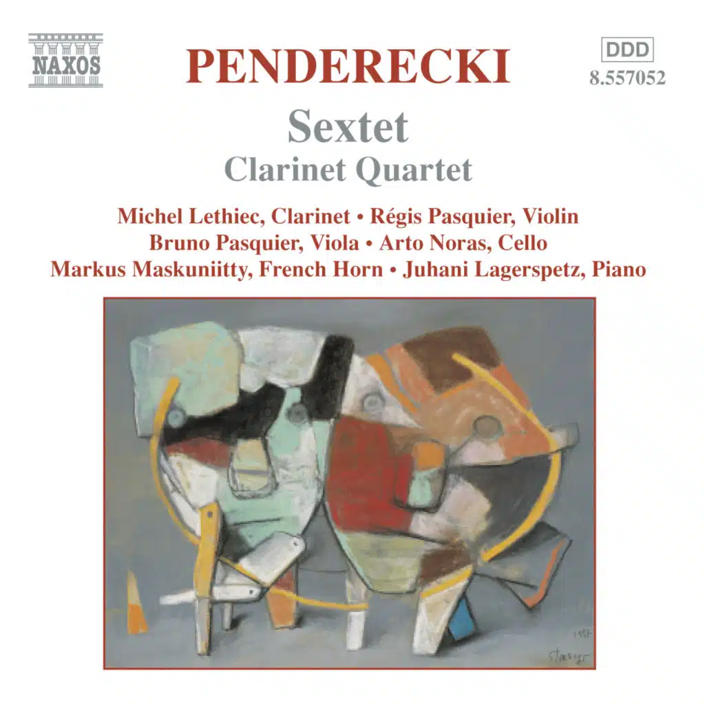 Penderecki: Sextet / Clarinet Quartet / Cello Divertimento