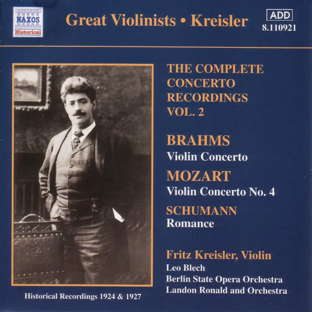 Violin Concerto No. 4 in D Major, K. 218: II. Andante cantabile