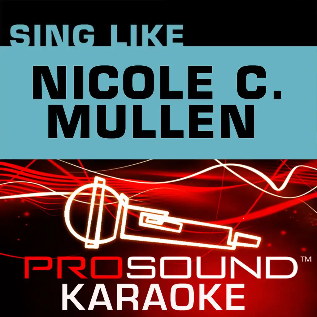 Talk About It (Karaoke Instrumental Track) [In the Style of Nicole C. Mullen]