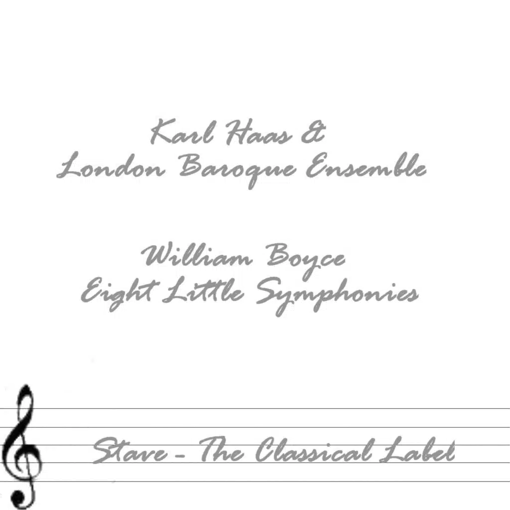 William Boyce - Eight Little Symphonies